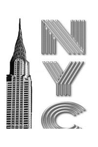 NYC Chrysler Building Writing Drawing Journal