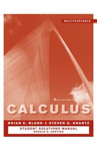 Student Solutions Manual to Accompany Calculus: Multivariable 2e