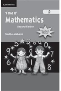 I Did It' Mathematics Teacher's Manual 2