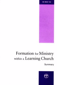 Formation for Ministry Within a Learning Church - Summary