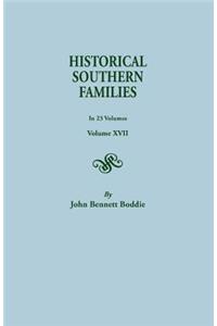 Historical Southern Families
