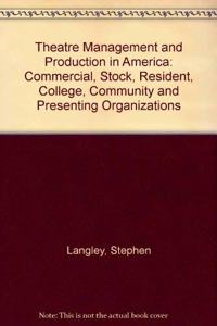 Theatre Management & Production in America