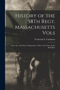 History of the 58Th Regt. Massachusetts Vols