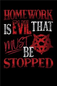 Homework is Evil That Must Be Stopped