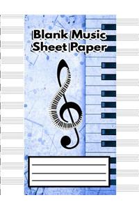 Blank Music Sheet Paper