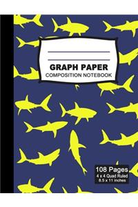 Graph Paper Composition Notebook