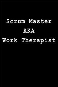 Scrum Master Aka Work Therapist