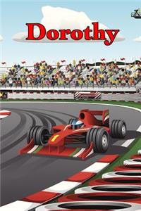 Dorothy: Racecar Blank Comic Book Notebook Journal Book 120 Pages 6x9