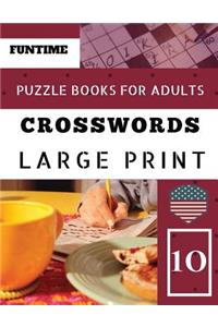 Crossword puzzle books for adults large print