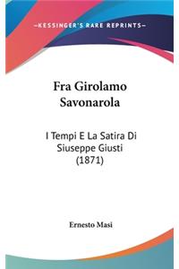 Fra Girolamo Savonarola