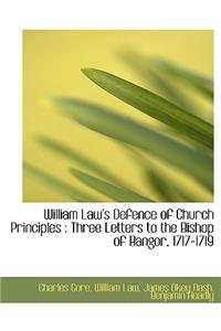 William Law's Defence of Church Principles