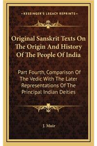Original Sanskrit Texts On The Origin And History Of The People Of India
