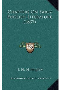 Chapters on Early English Literature (1837)