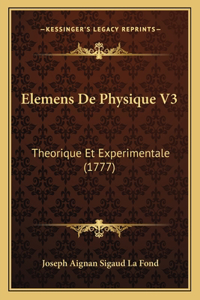Elemens De Physique V3