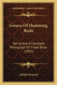 Genera Of Humming Birds