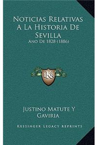 Noticias Relativas A La Historia De Sevilla