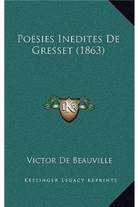 Poesies Inedites De Gresset (1863)