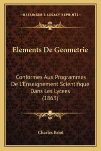 Elements De Geometrie
