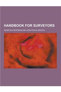 Handbook for Surveyors