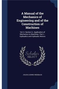 Manual of the Mechanics of Engineering and of the Construction of Machines