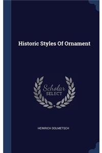 Historic Styles Of Ornament