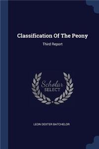 Classification of the Peony