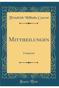 Mittheilungen
