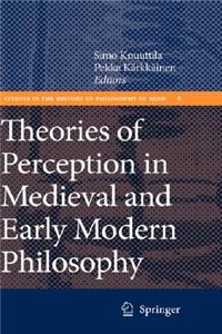 Theories of Perception in Medieval and Early Modern Philosophy