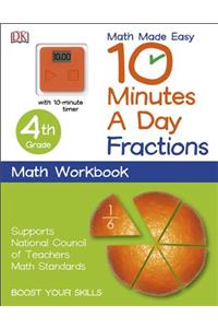 10 Minutes a Day: Fractions, Fourth Grade