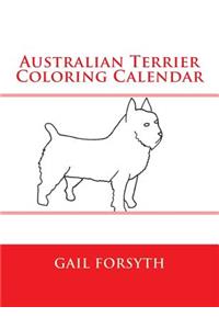 Australian Terrier Coloring Calendar
