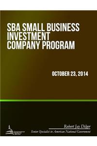 SBA Small Business Investment Company Program