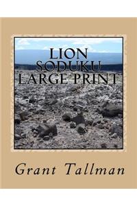 Lion Soduku Large Print