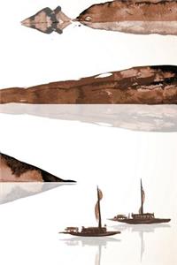 Island Fishing Boats Grid Notebook