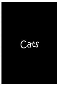 Cats - Notebook / Journal / Blank Lined Pages / Quality Soft Matte Cover