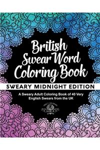British Swear Word Coloring Book