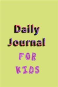 Daily Journal For Kids