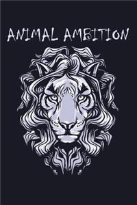 Animal Ambition Notebook Lions