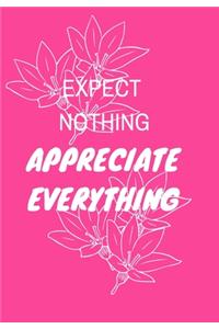 Expect Nothing Appreciate Everything