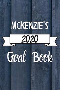 Mckenzie's 2020 Goal Book