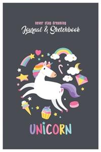 Never Stop Dreaming Journal & Sketchbook