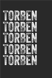 Name TORBEN Journal Customized Gift For TORBEN A beautiful personalized