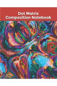 Dot Matrix Composition Notebook