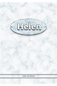 Helen - Lined Notebook