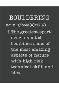 Bouldering