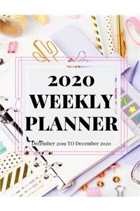 2020 Weekly Planner And Monthly