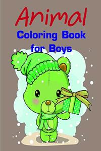 Animal Coloring Book for Boys