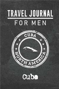 Travel Journal for Men Cuba