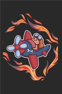 Funny Dog Pilot Notebook