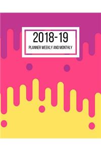 2018-19 Planner Weekly and Monthly