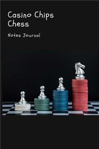 Casino Chips Chess Notes Journal